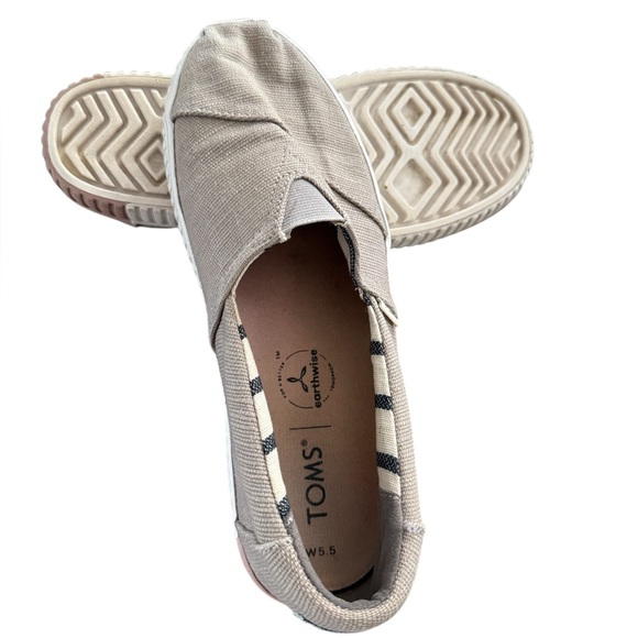 TOMS - Womens Alpargata Indio Slip-On Canvas Shoes - Picture 6 of 7